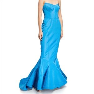 Zac Posen silk faille white bridal gown